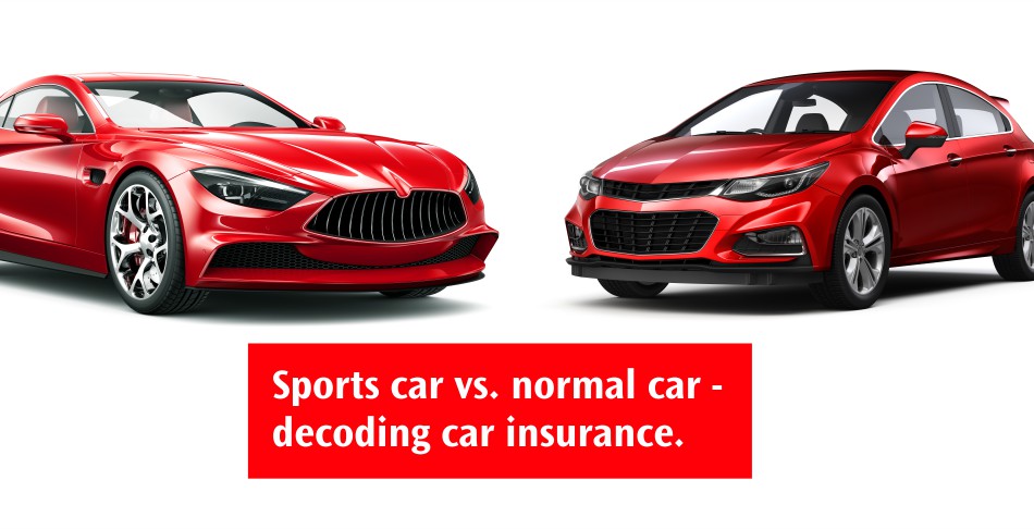 Sports Car vs Normal Car - Decoding Car Insurance