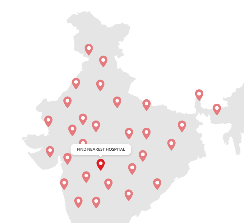 Find 12,000+ network hospitals across India
