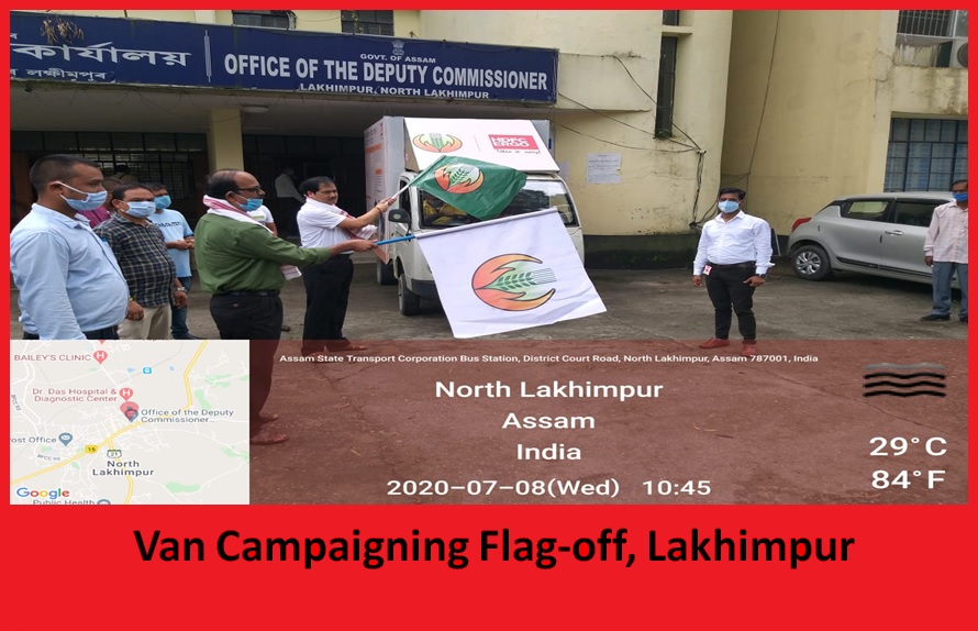 Van Campaigning Flagoff Lakhimpur