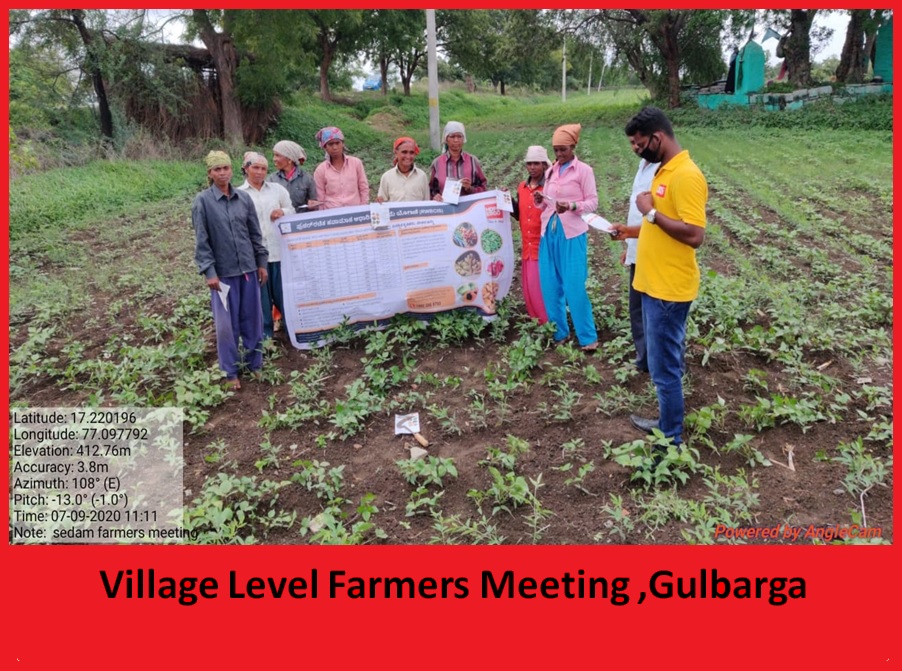 Village level farmer meeting Gulbarga