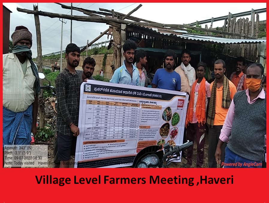 Village level farmer meeting Haveri
