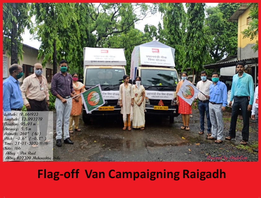 Van Campaign Flag off Raigad