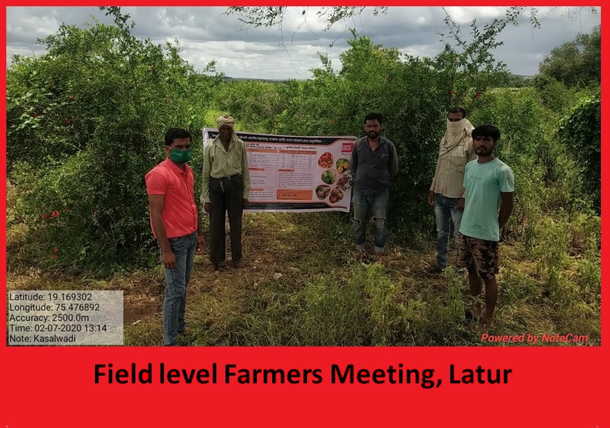 Field Level Farmers Meeting Latur