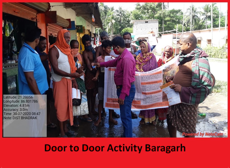Door to Door activity Baragarh