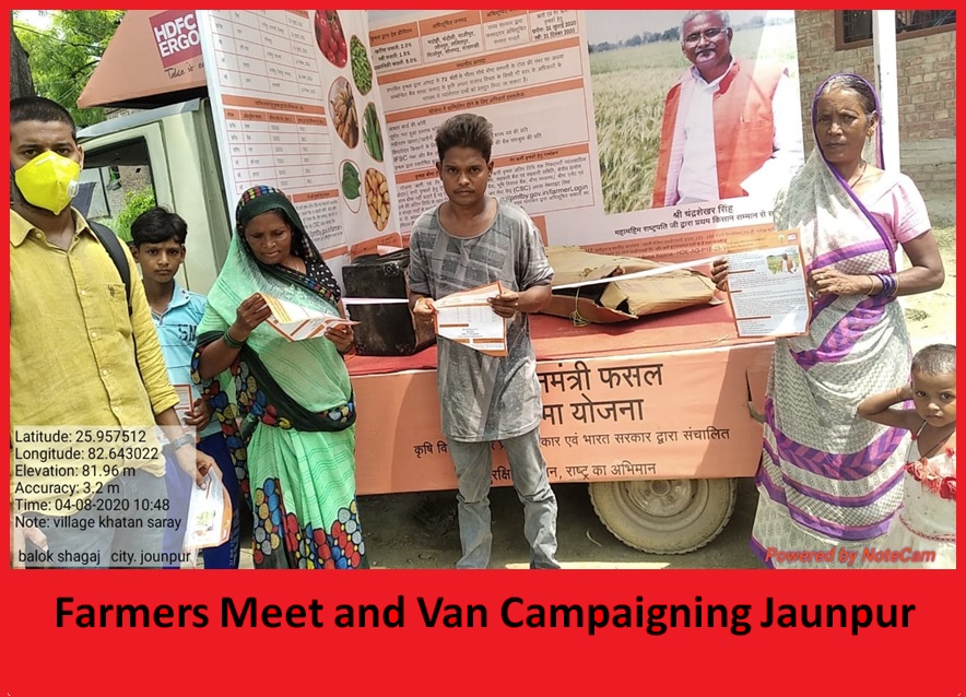 Farmers Meet and Van Campaigning Jaunpur