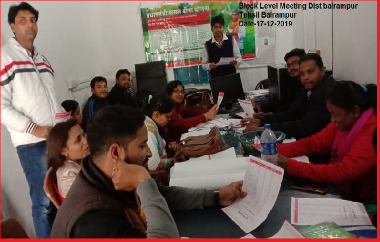 Block level meeting Balrampur
