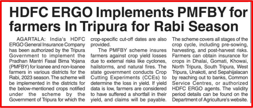 Tripura Newspaper Cutting