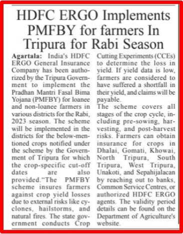 Tripura Newspaper Cutting