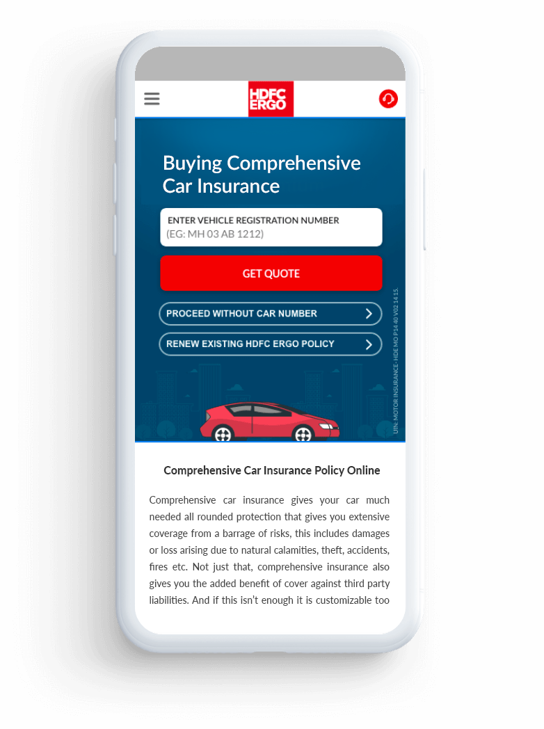 Step 1 to calculate car insurance premium