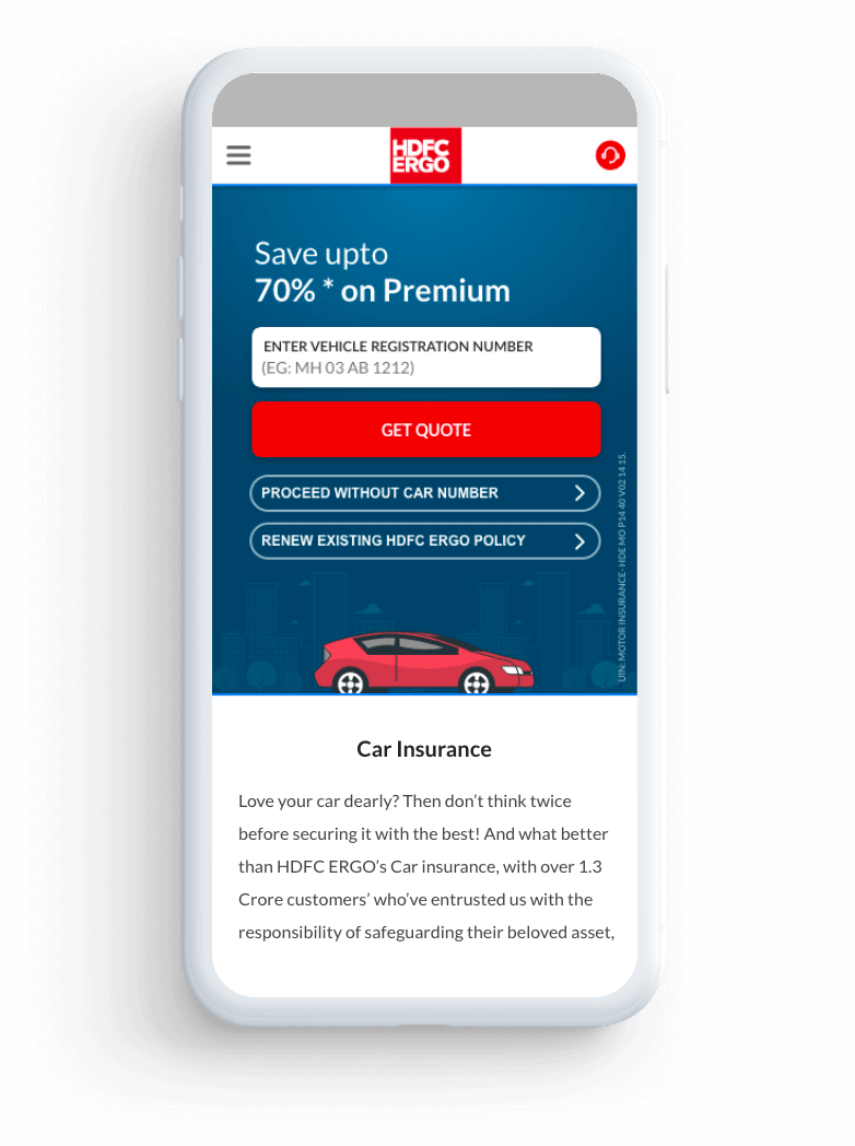 Step 1 to calculate car insurance premium