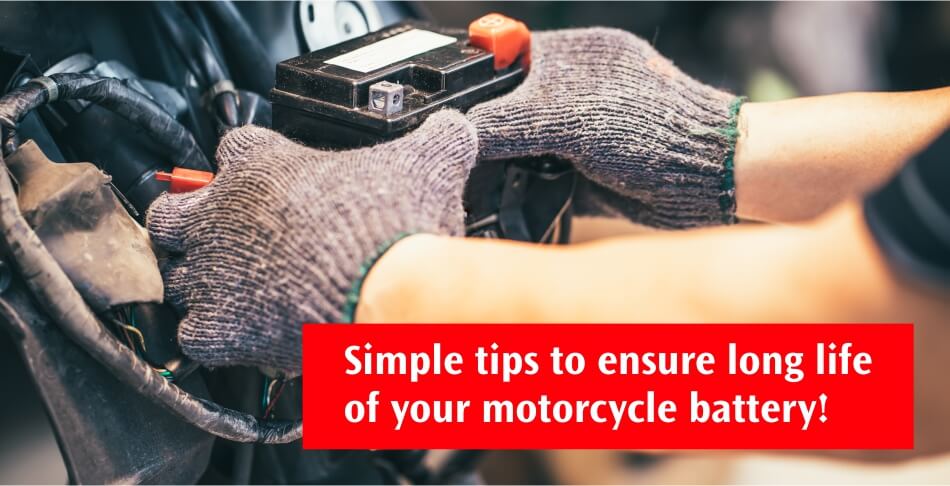 Simple tips to ensure long life of your motorcycle battery! - Bike insurance