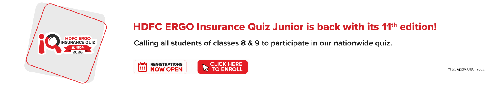 HDFC Insurance Quiz Junior