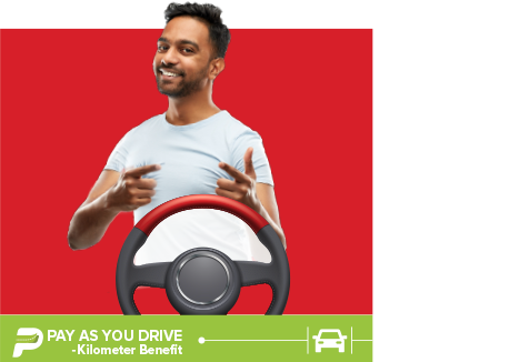 Pay as you drive- Kilometer benefit add on