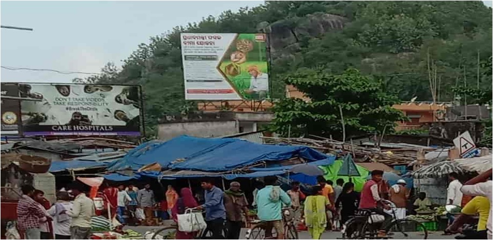 hoardings in ganjam odisha