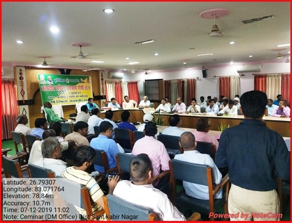 district level workshop in sant kabir nagar uttar pradesh