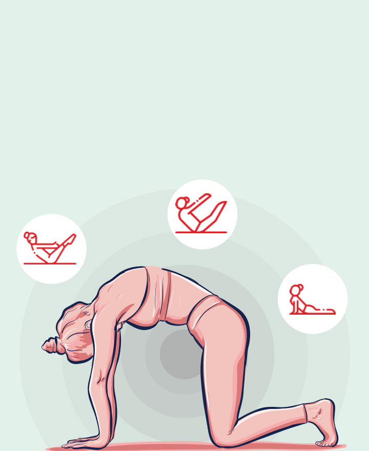 Free yoga poses - Vector Art