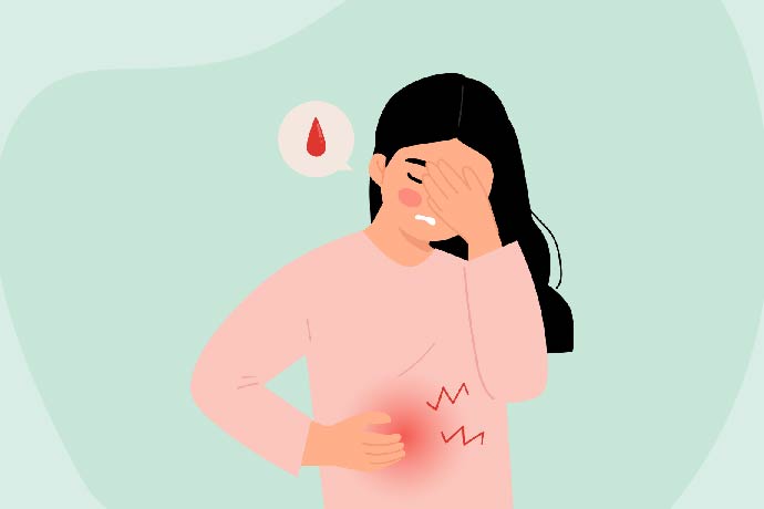 Can a late period be caused by a yeast infection 