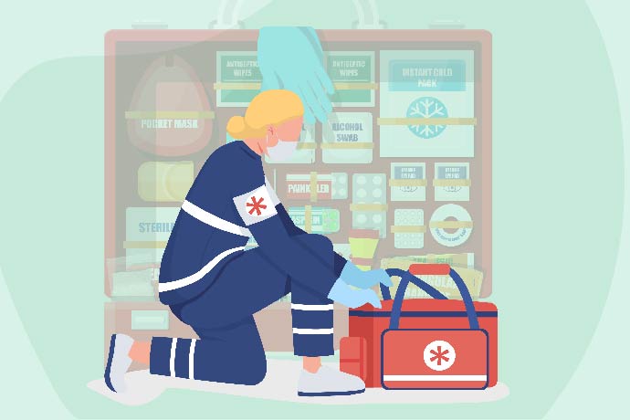 Seizure first aid kit