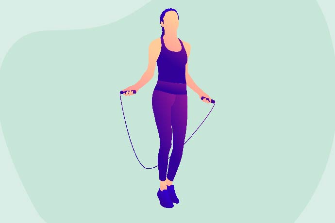 Skipping/jumping rope to lose weight
