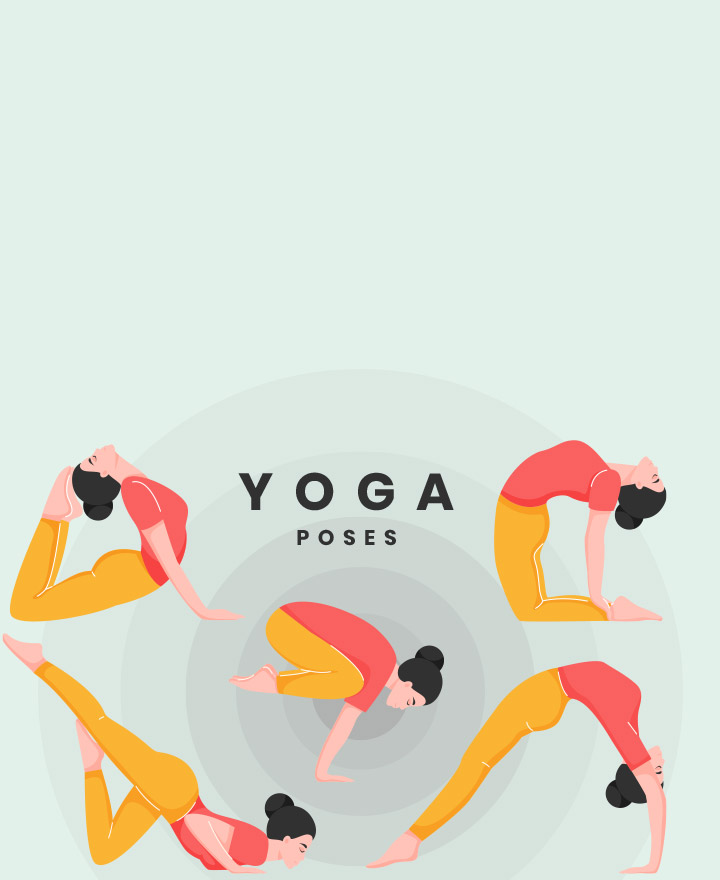 Amazon.com: Vive Yoga Poses + Stretching Exercises + Resistance Band  Workouts Poster (3 Pack) 149 Illustrations for Flexibility, Strength, Core,  Exercising, Gym, Pilates Mat Work Chart Set, Laminated 30